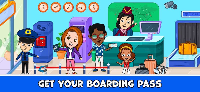 Tizi Airplane Games For Kids screenshot 1 - screenshot