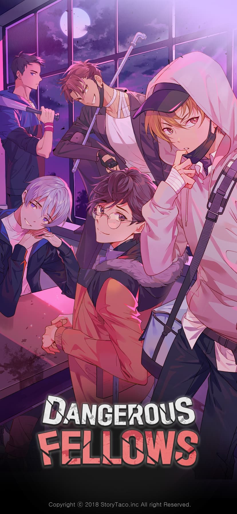 Dangerous Fellows - otome game screenshot 1 - screenshot