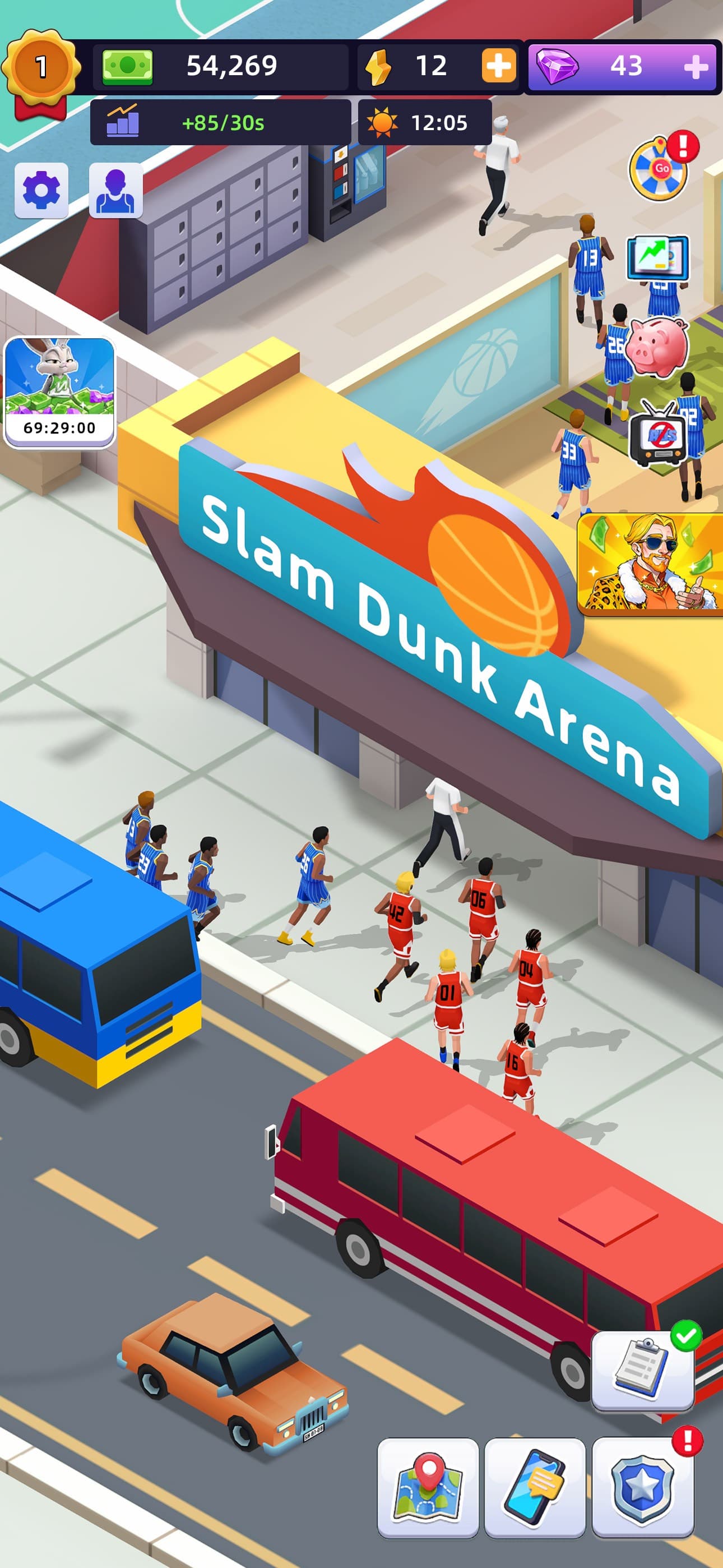 Idle Basketball Arena Tycoon screenshot 1 - screenshot