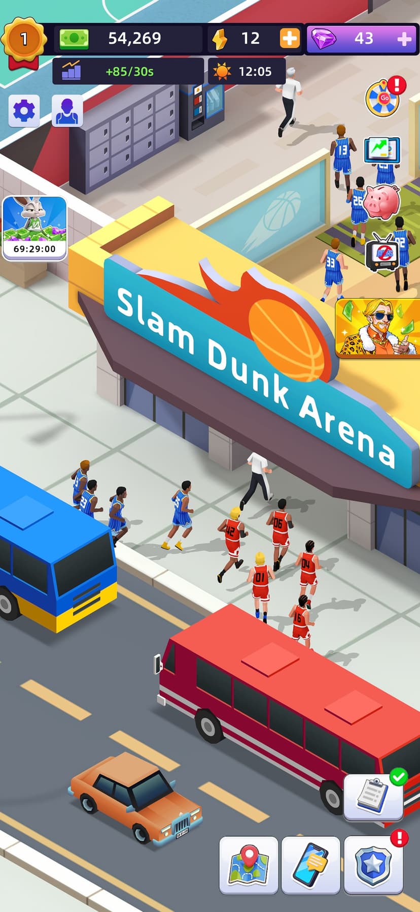Idle Basketball Arena Tycoon screenshot 1 - screenshot