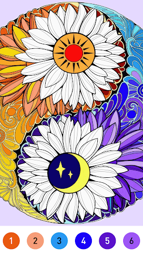 Mandala Color by Number Book screenshot 2 - screenshot