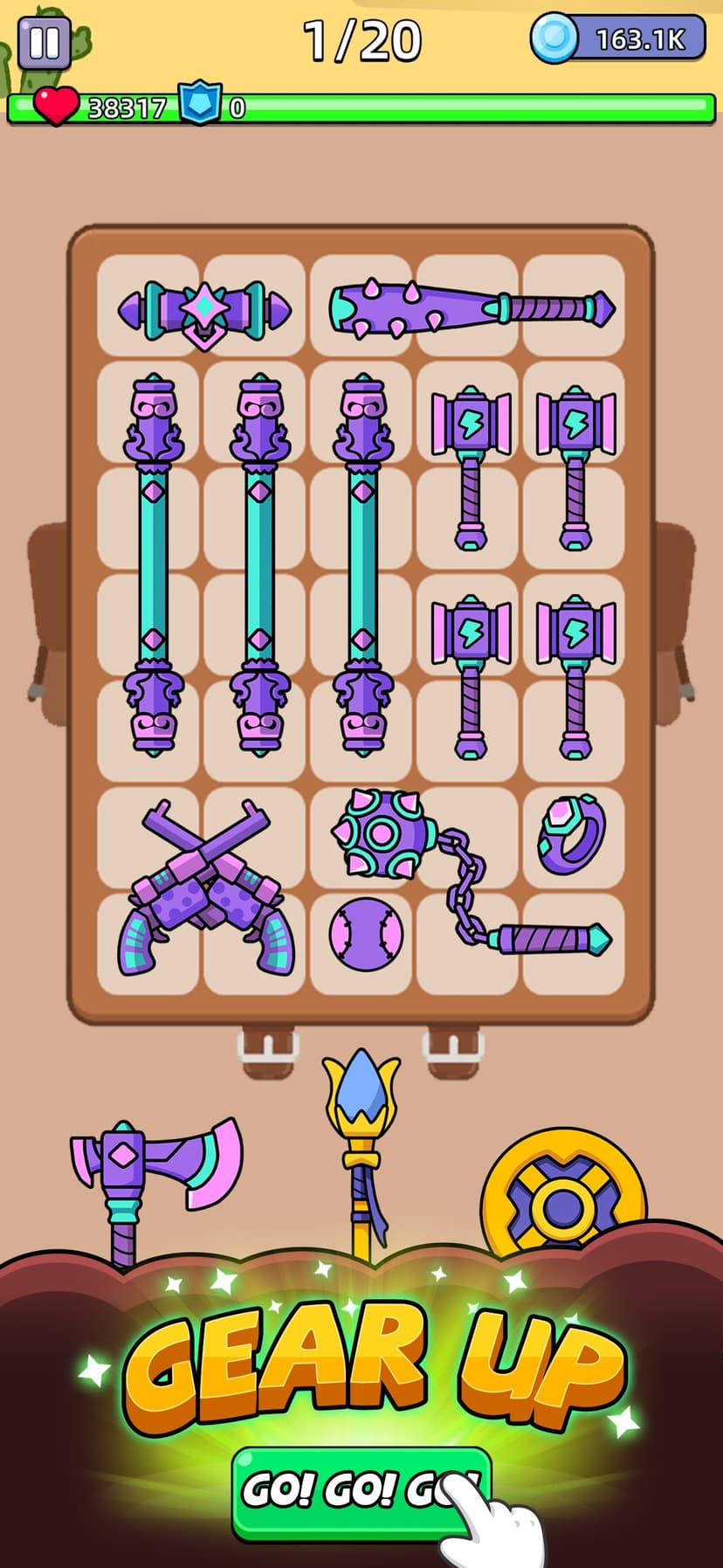 Rumble Bag: backpack battle screenshot 1 - screenshot