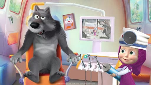 Masha and the Bear: Dentist screenshot 8 - screenshot