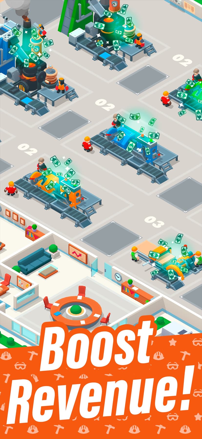 Metal Empire: Idle Factory Inc screenshot 1 - screenshot
