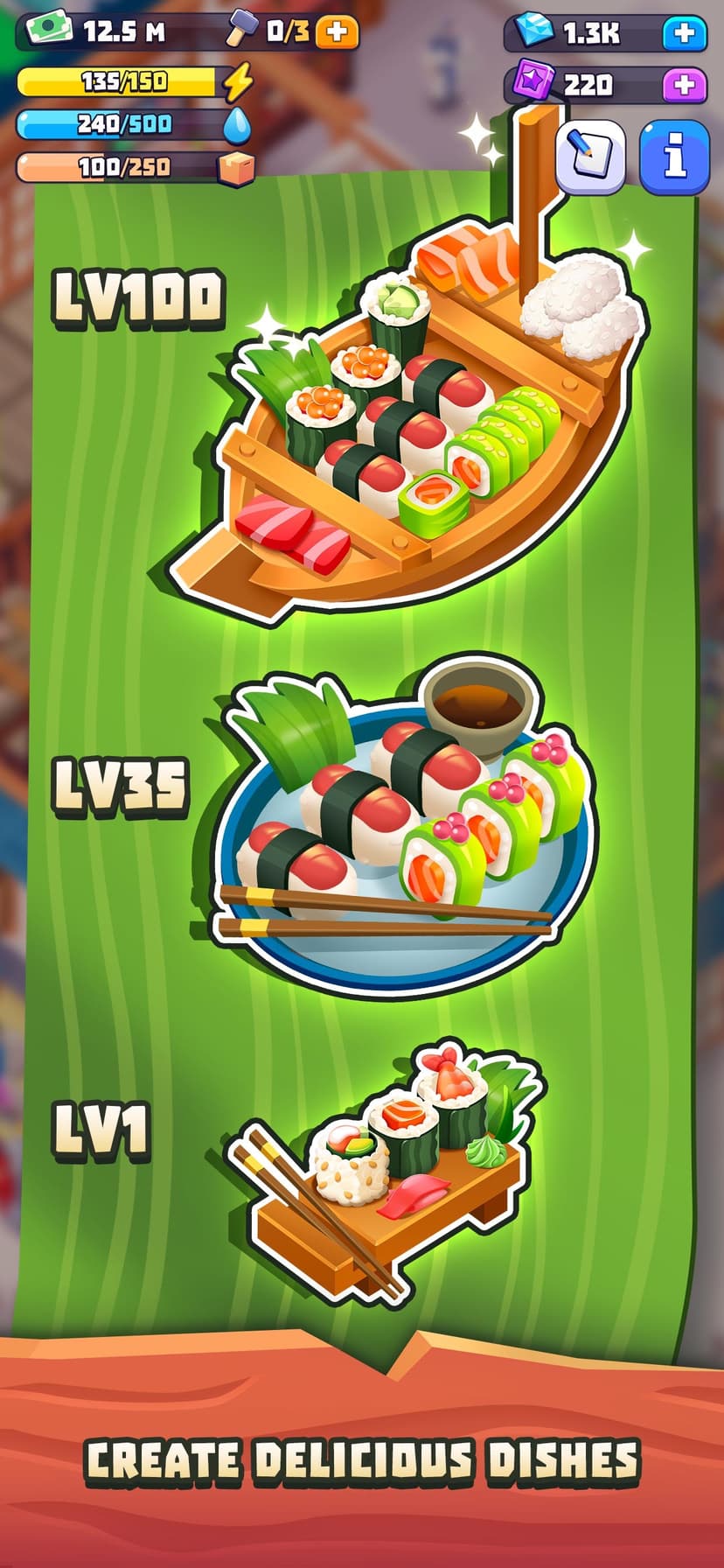 Sushi Empire Tycoon—Idle Game screenshot 3 - screenshot