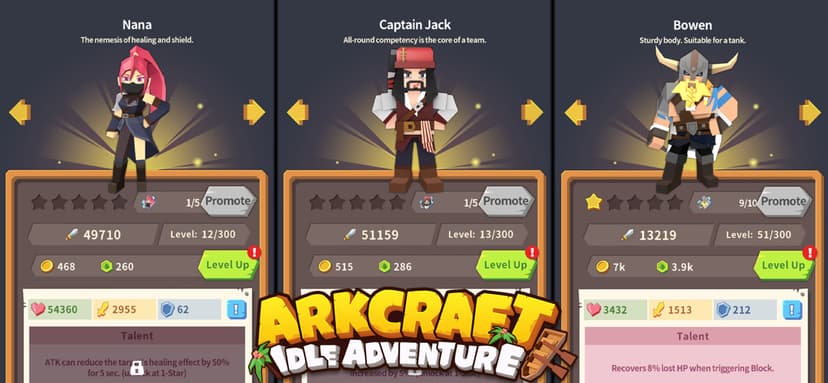 Arkcraft - Idle Adventure screenshot 7 - screenshot
