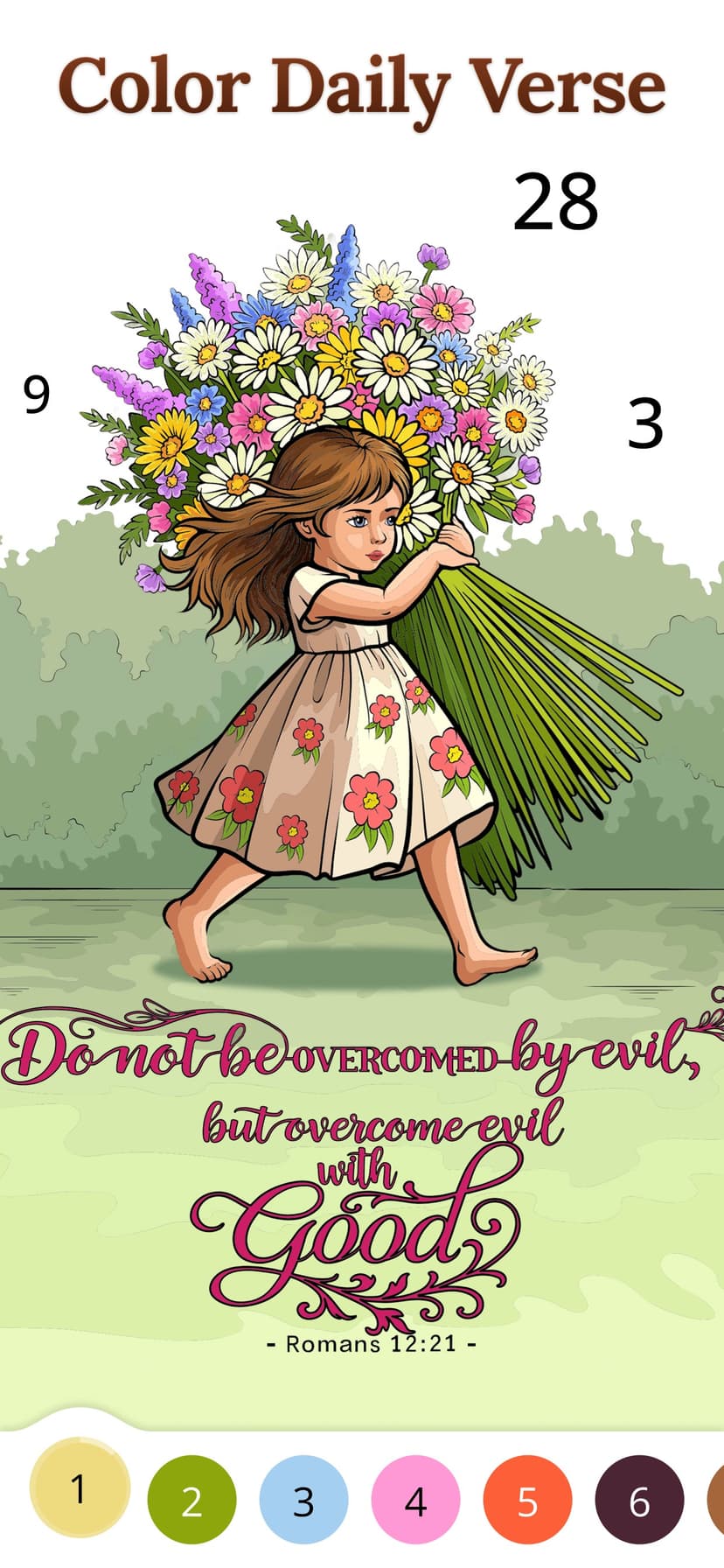 Bible Coloring Paint by Number screenshot 5 - screenshot