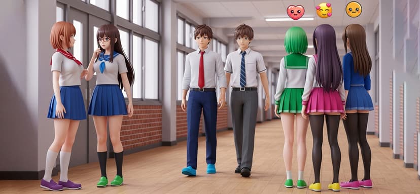 Anime Girl High School Life screenshot 6 - screenshot
