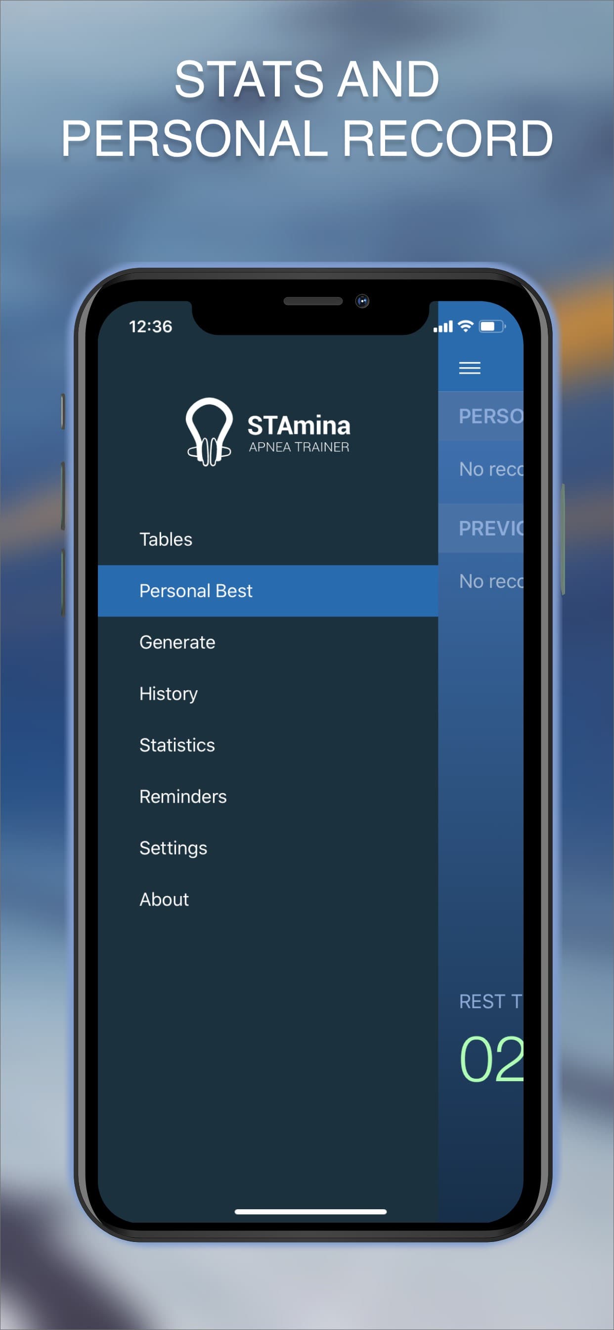 STAmina Apnea Trainer screenshot 8 - screenshot