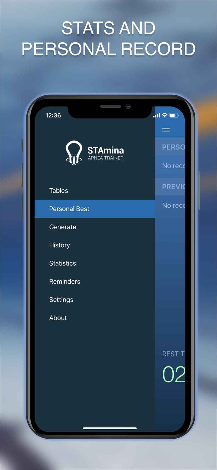 STAmina Apnea Trainer screenshot 8 - screenshot