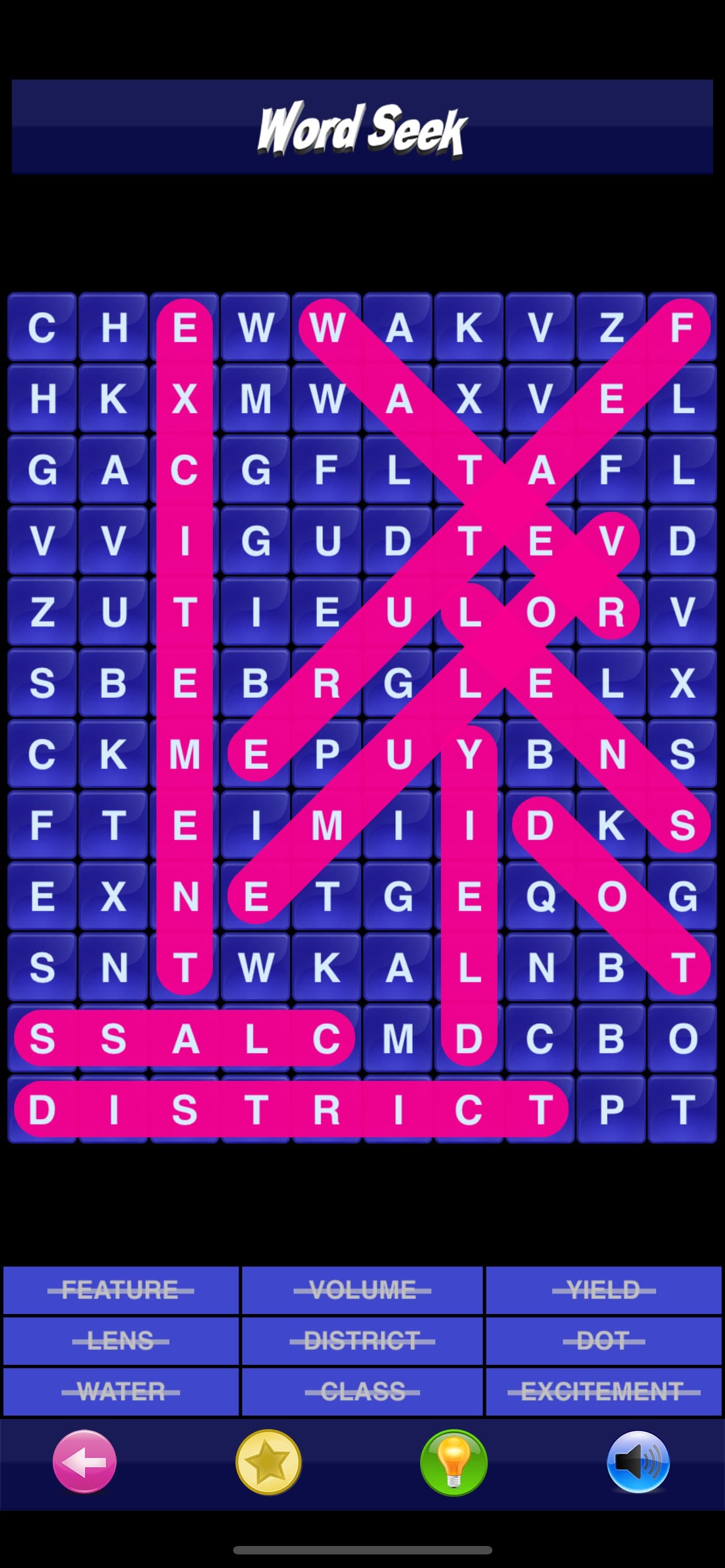 Word Seek English Infinite screenshot 1 - screenshot
