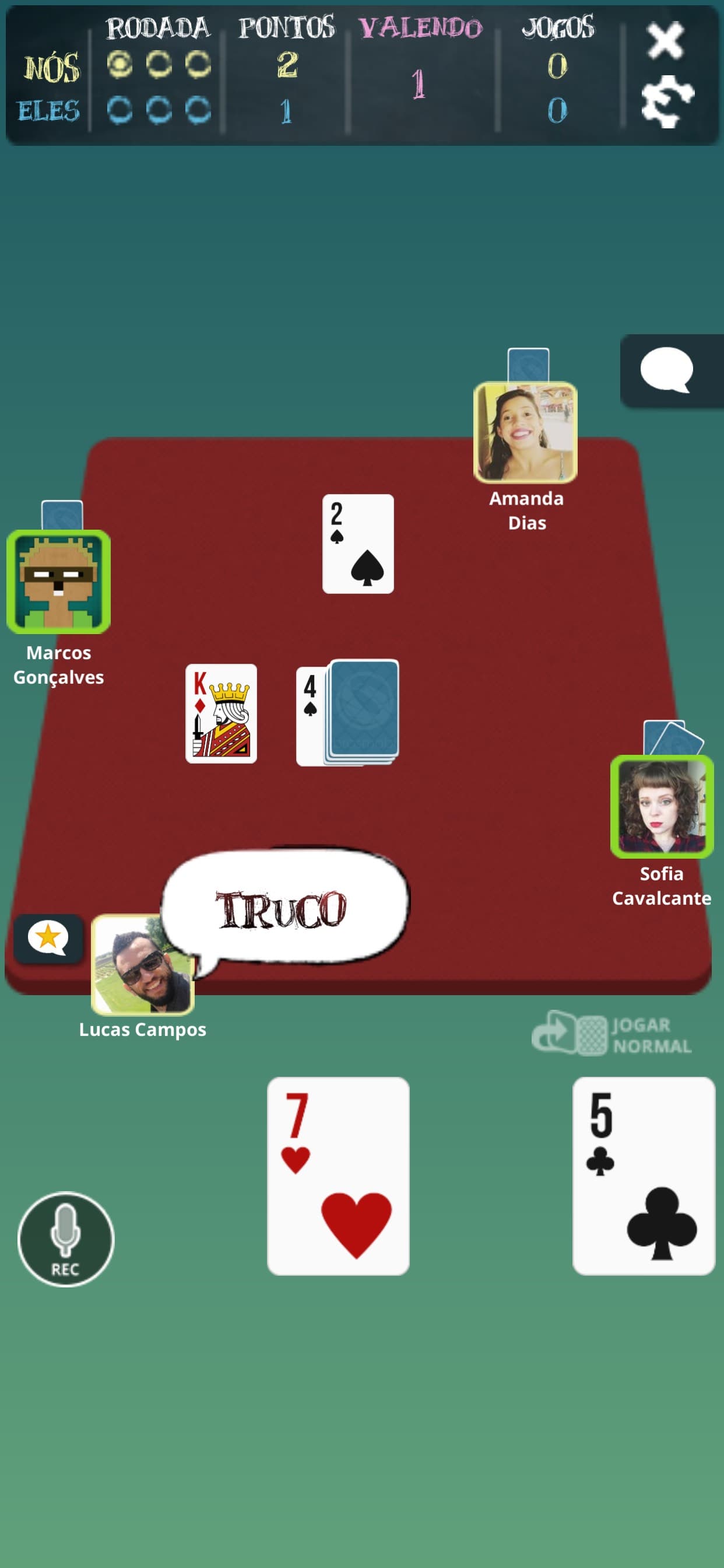 Truco Brasil - Truco online screenshot 3 - screenshot